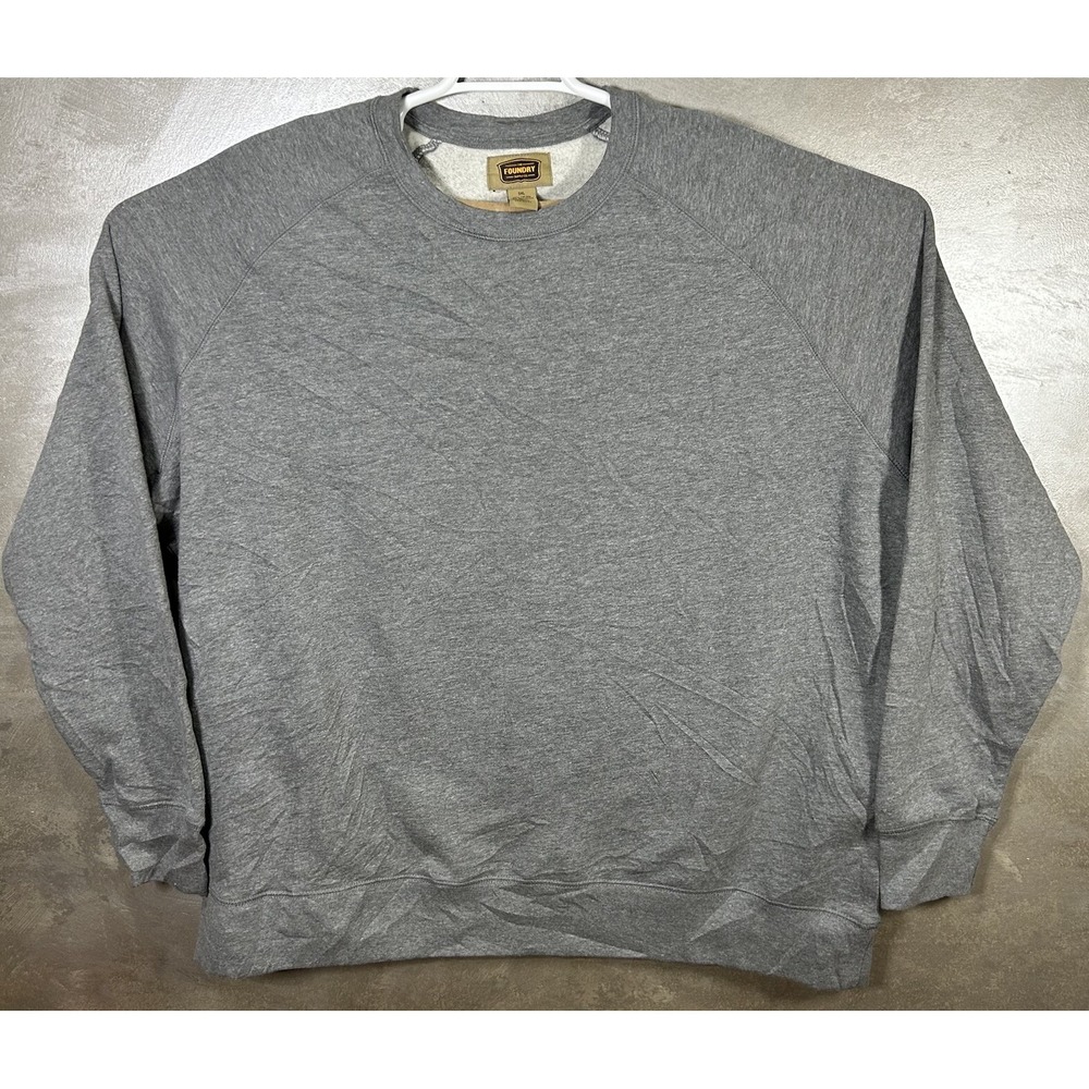 Foundry Sweatshirt Grey Mens 3XL Pullover Everyday Casual Wear‎ Soft NWT